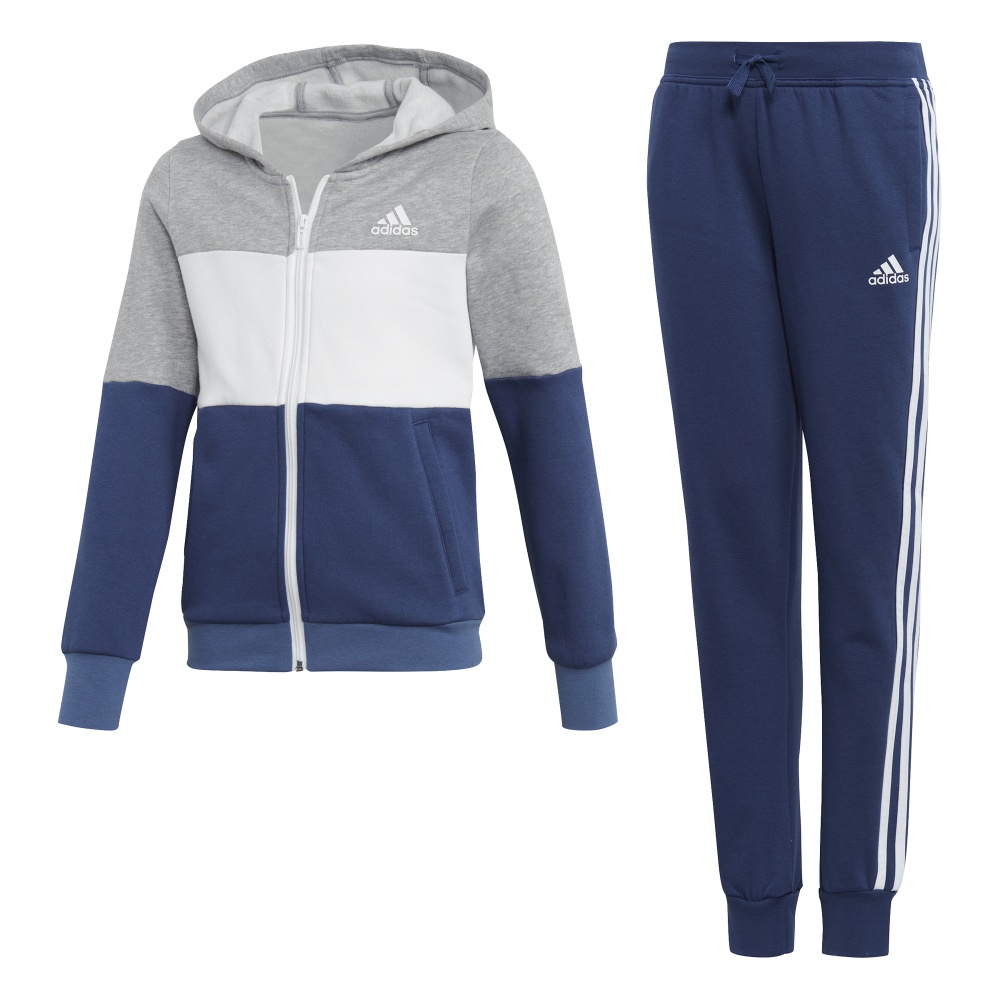 Mediaan lava In hoeveelheid Adidas Hooded Trainingsanzug Kinder Trainingsanzug CF7306 | Sport Platzer